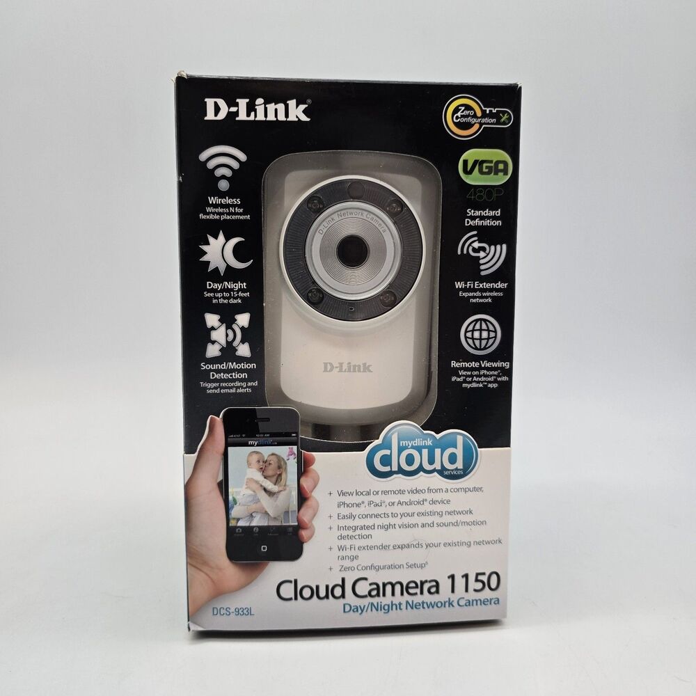 D-Link wifi wireless security surveillance Camera 1150 baby monitor night vision